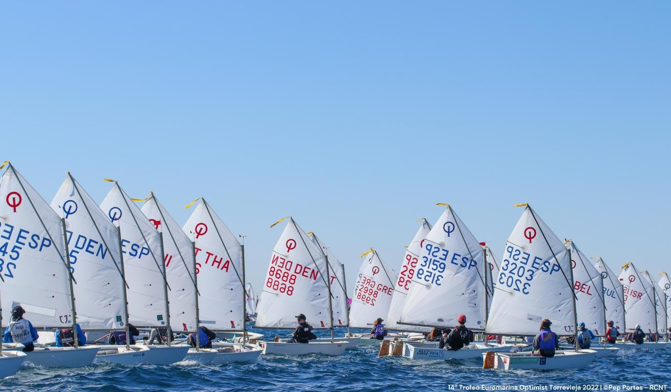 Trofeo Euromarina, Optimist, Torrevieja, vela, deporte náutico